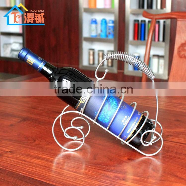 Wholesale Fashionable home Decoration metal wine holder