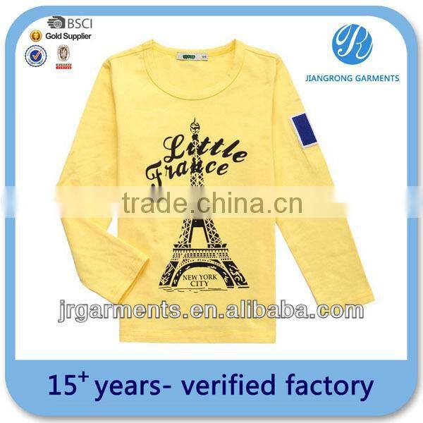 2015 kids wholesale t shirts girls printed t shirts