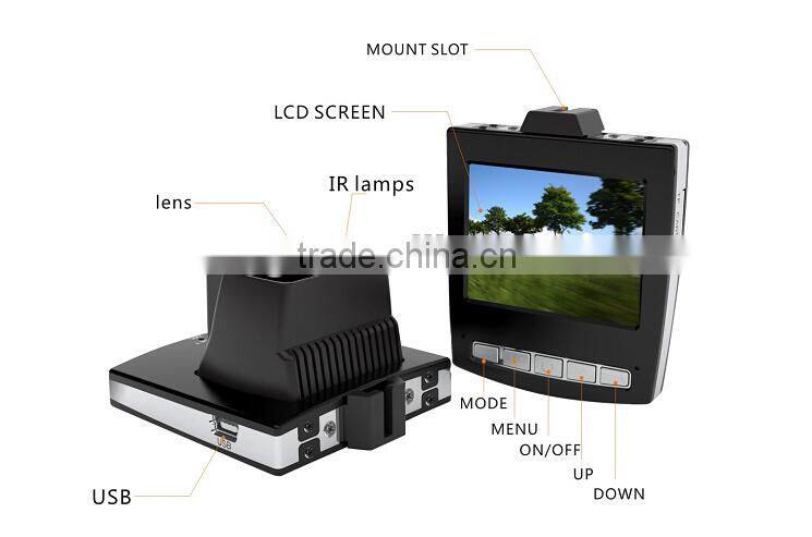 Full HD 1080P G-sensor Motion Detection 2.0 inch LCD Mini Car Black Box