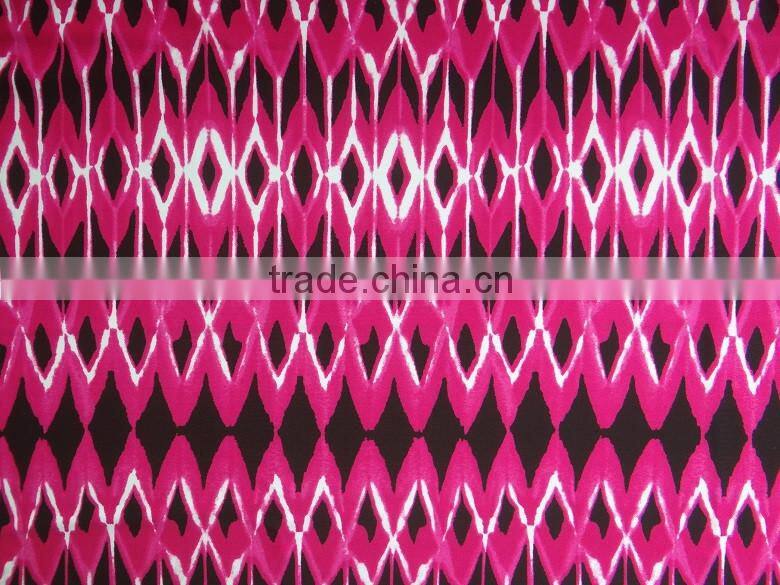all over abstract pattern print blend stock fabric
