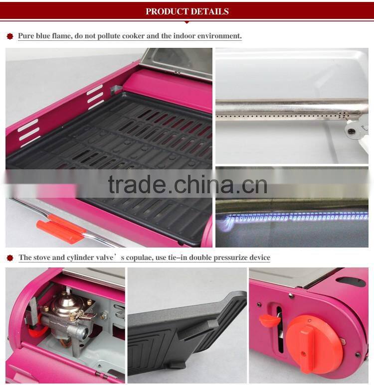 High Quality Portable Gas Grill With Barbecue