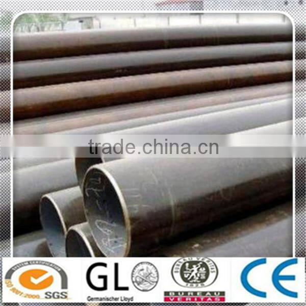 High Quality Black Seamless Round Pipe