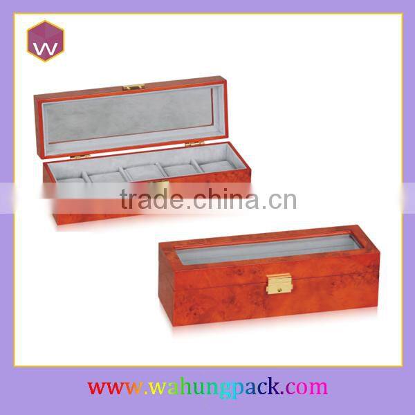 Wholesale Newest Luxury Wooden 5 Watches Box With Window WH-0040