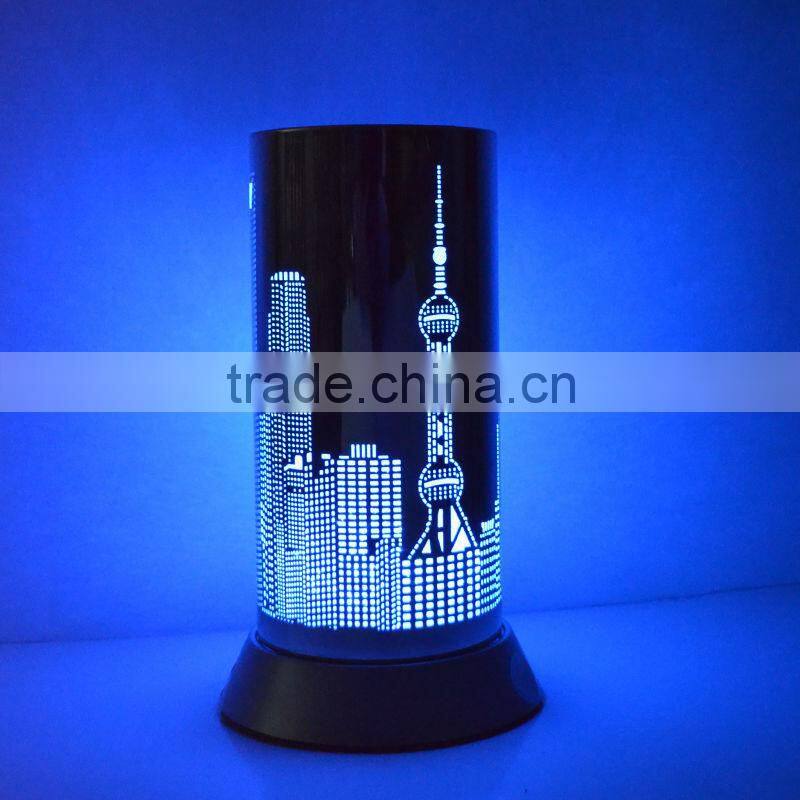 Battery Operated LED color changing touch light for decoration