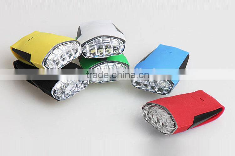 4 LED USB bike front light