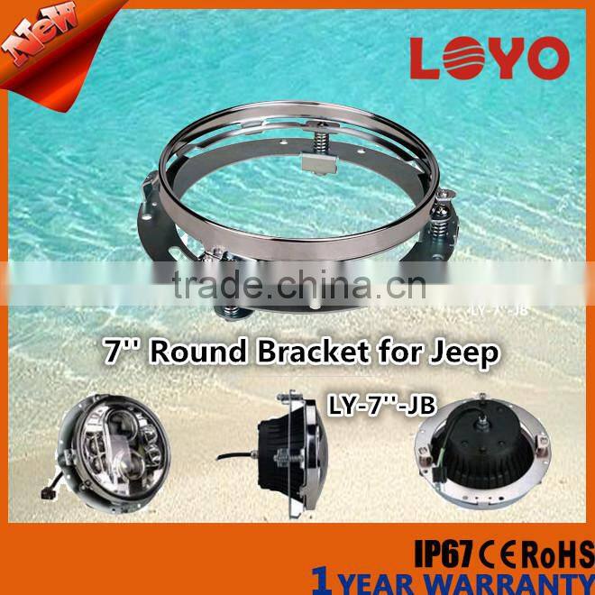 truck parts round brackets for jeep headlight 7 inch new led headlight bracket