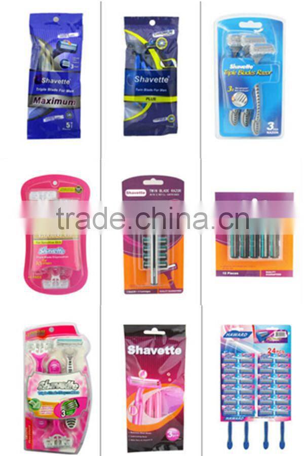 disposable razor shaver razor twin blade razor custom box