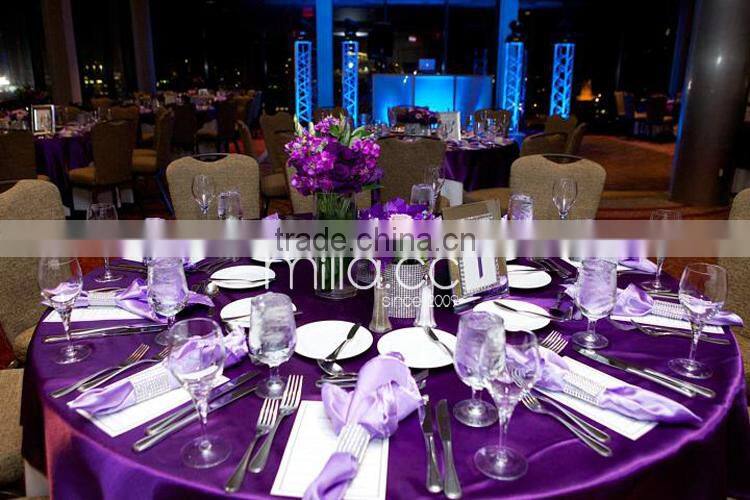 Satin table overlay