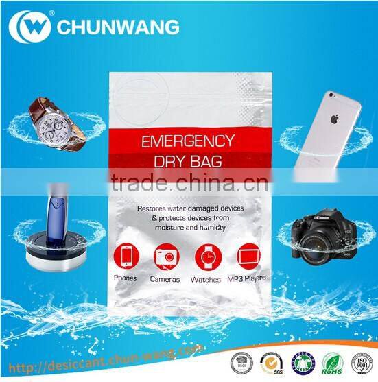 BSCI audited manufacturer Supply Phone Saver Emergency Dryer Bags for Electronic