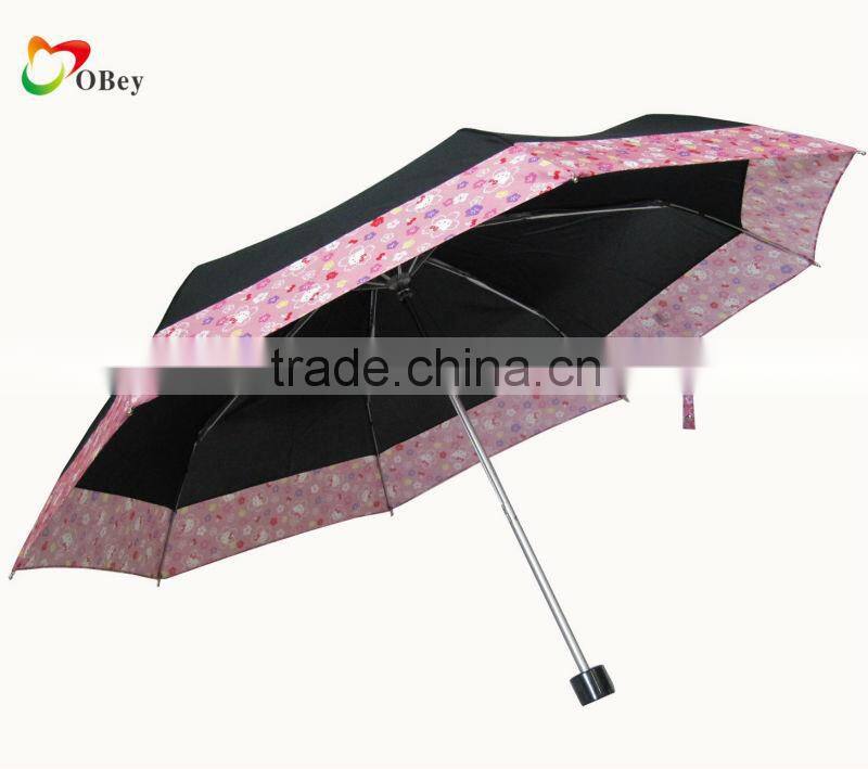 8K Hello Kitty Printed Folding Umbrella