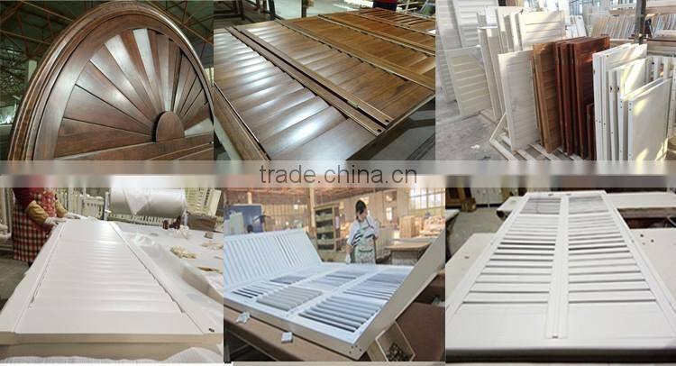 Timber plantation shutter doors