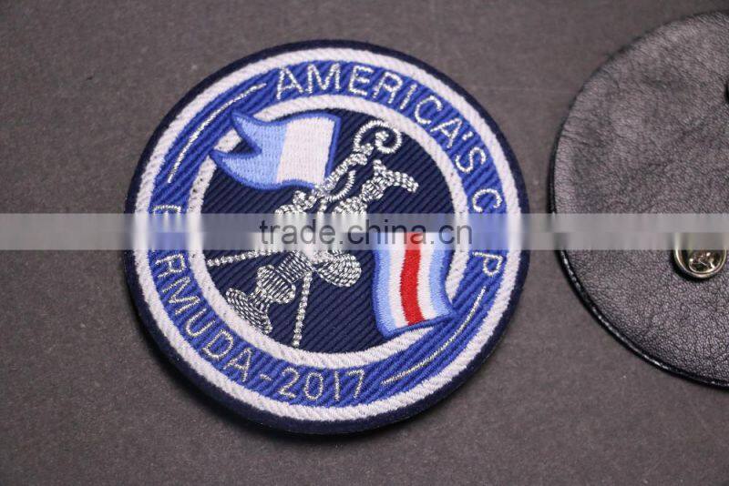 2016 New Products Woven Patch, Full Emboridery Patches, Garment Woven Badge For Boys