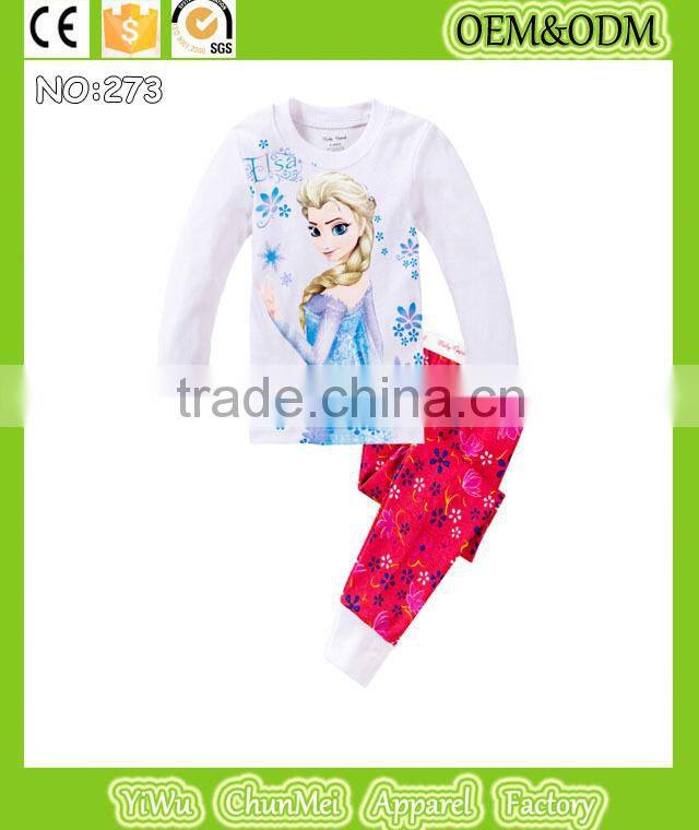 baby girls frozen night dress girls frozen pajamas elsa princess pyjamas cotton pijamas top fashion cartoon sleepwear wholesale
