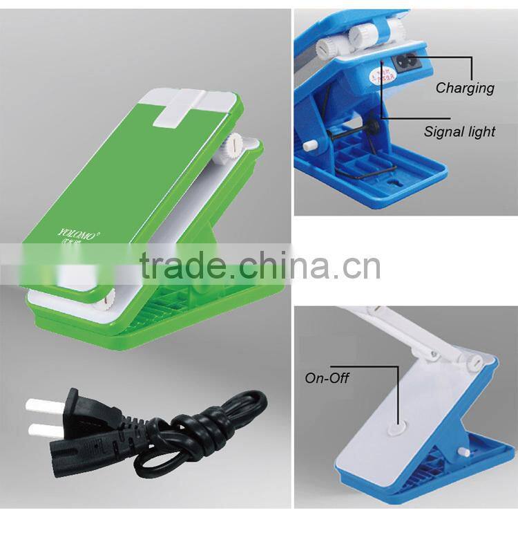 rechargeable led clip reading light