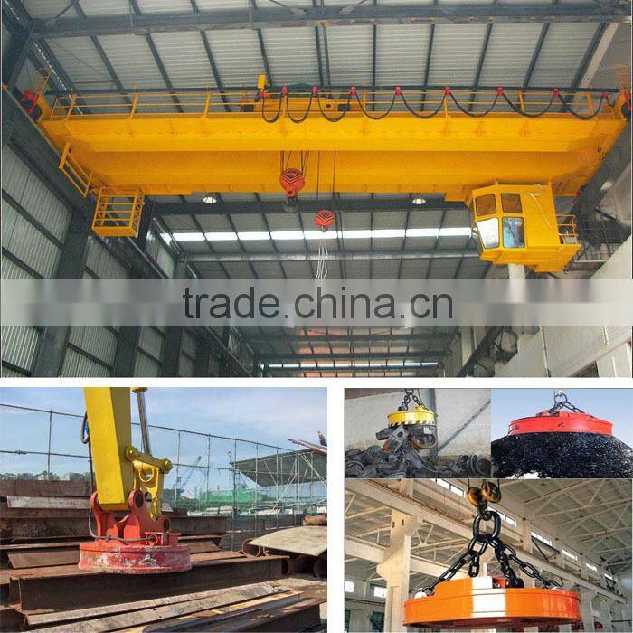 Good Safety qc Bridge Running Overhead Crane With Magnet