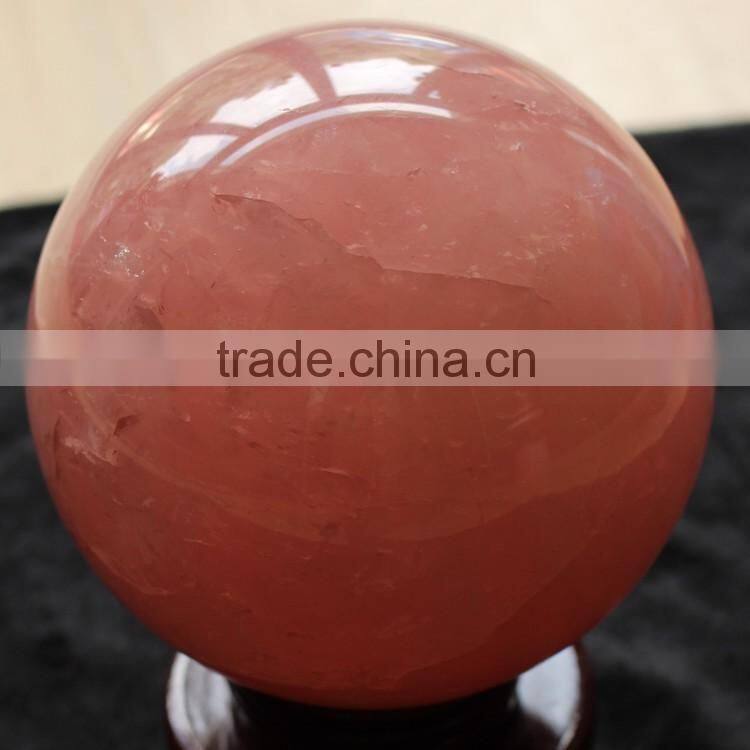 natural rock carved rose quartz crystal spheres for healing