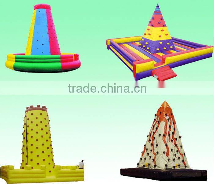 2013 newly inflatable climbing wall