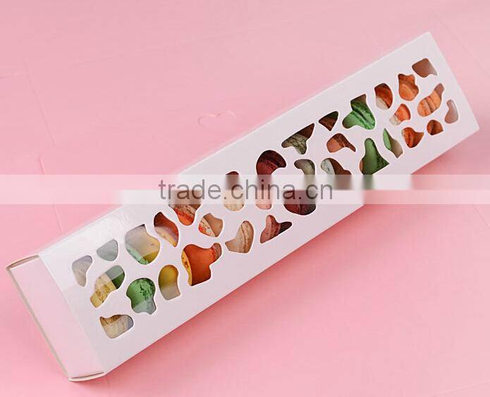 Macaron box 9*5.5*5.5cm 18*9*5.5cm Can customized