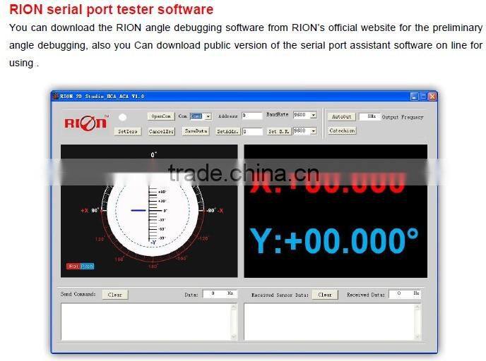 ACA626T High Accuracy Tilt Sensor with Full Temperature Compensation