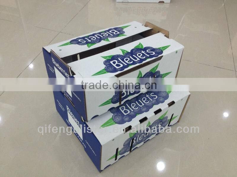 custom vegetable fruit tomato packing corrugated carton box/high quality and cheap price for farm packing