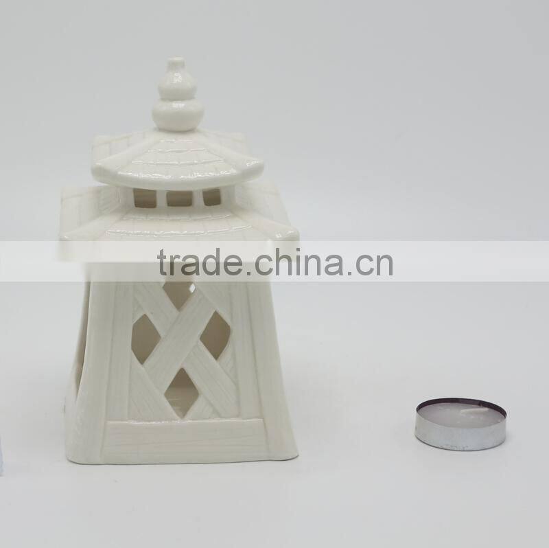 Mordern home decoration hanging ceramic candle holders wholesale