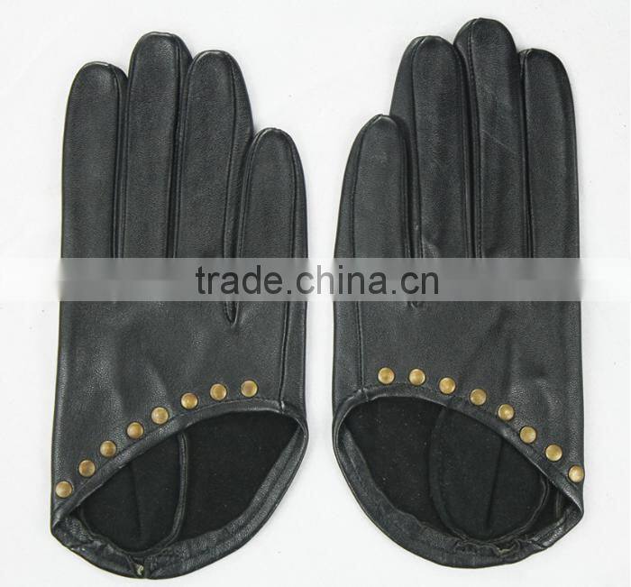 New Fashion Ladies Leather Glove For Party Dresses