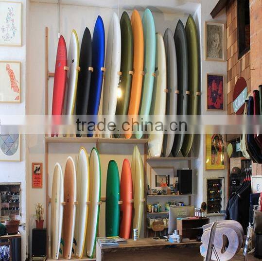 surfboard display stand and display shelving