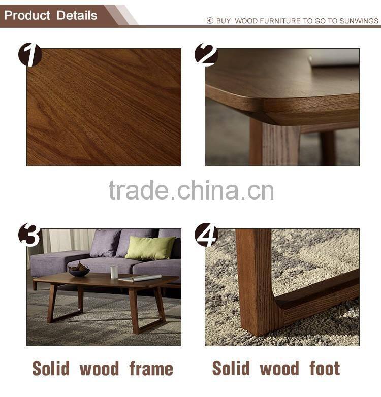 Living room furniture design wooden modern tea table design