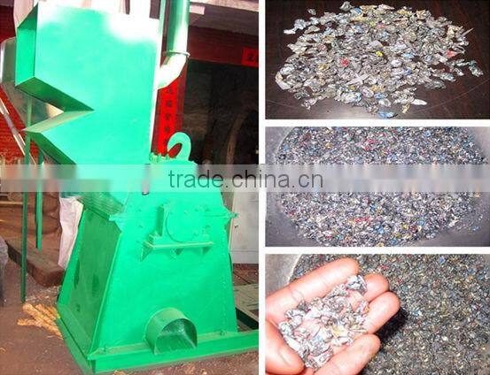 Simple Structure Aluminium Can Crushing Machine With ISO Certificate
