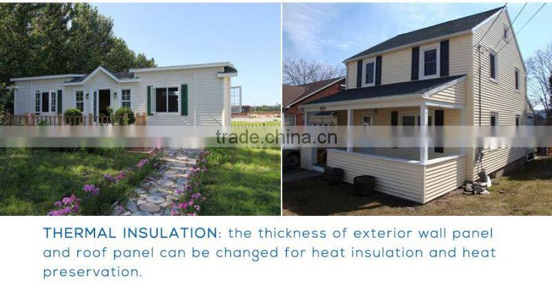 ISO standard light steel frame house villa design