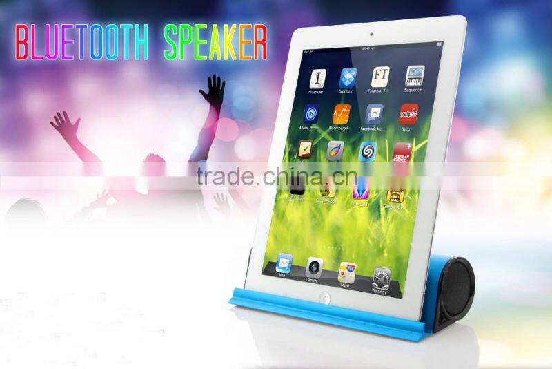 Mini crystal plastic colorful bluetooth speaker with strip