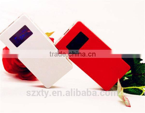 2014 smart design colorful new style Aluminium portable dual high brightness LED power bank