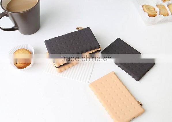 2015 rechargeable ultra thin 4000mah cookie power bank for us market