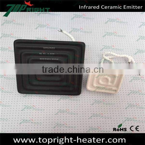Flat Hollow Energy Saving Ceramic Infrared Panel Radiators