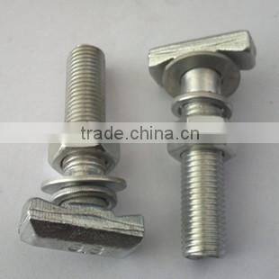 Galvanized or colorful full thread hex bolt , fastener hex bolt