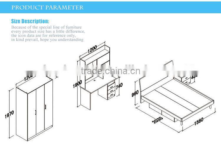 children school furniture kids bedroom furniture set 8108