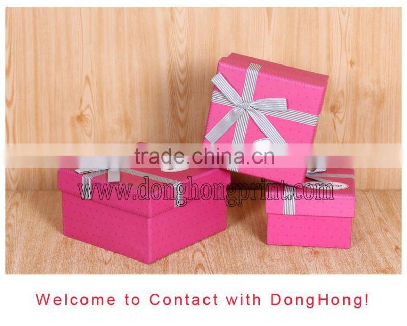 Handmade promotional square chocolate boxes luxury