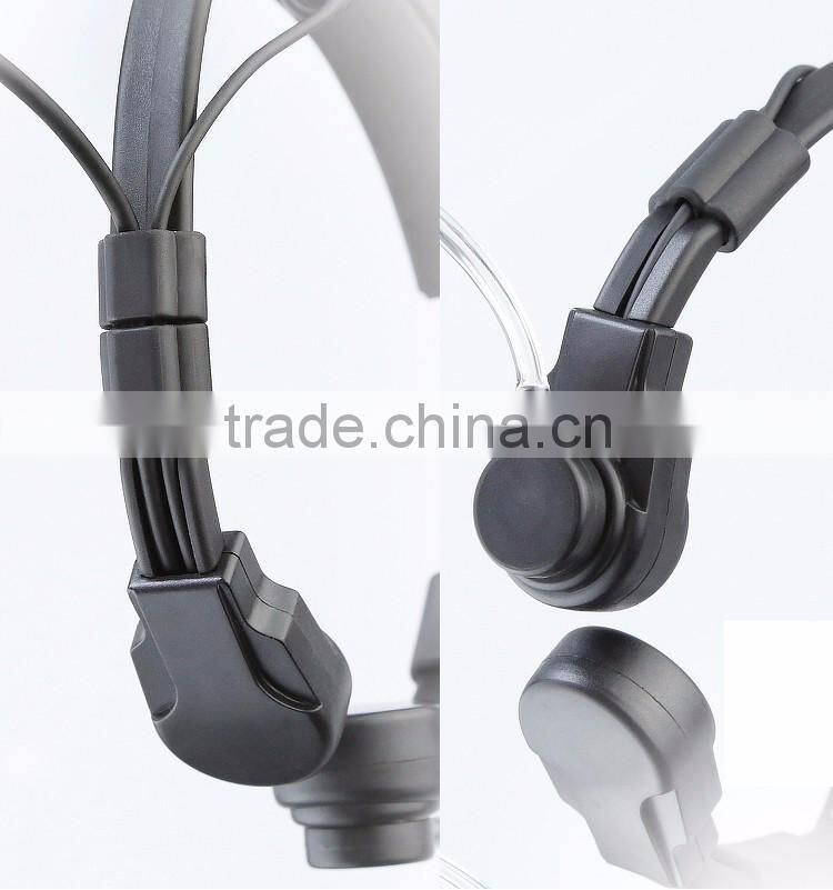 SAMCOM EP-3X Air Tube Hot Selling Transceiver Earphone With 3.5mm Neckband Noise Cancelling Earpiece