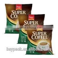 1KG aluminum bag seal coffee bag with valve/Aluminum bag for coffee bean packing/back side seal packaging bags