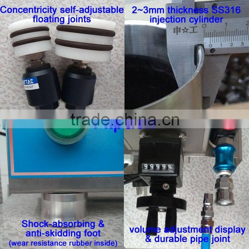 Semi-automatic cream heating and mixing filling machine
