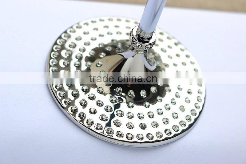 2015 new design lead free clear crystal 200ml drinking wine glasses