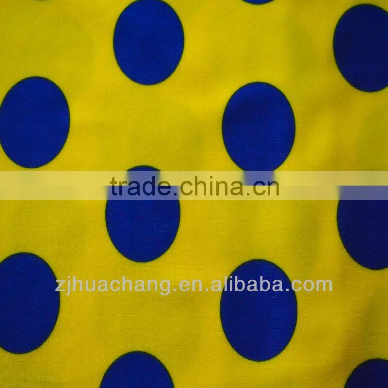 Polyester Spandex Stretch Knitted Fabric Printed Used for Sports Suits