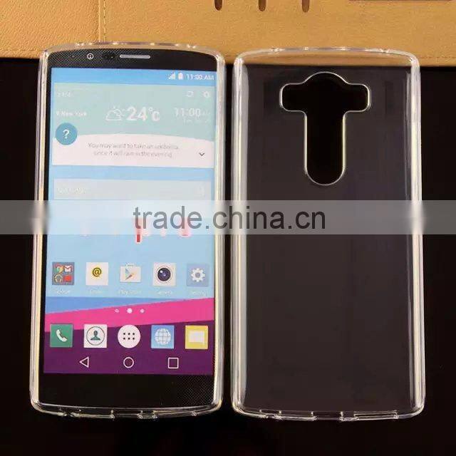 New arrival ultra thin transparent clear tpu gel silicone tpu case for lg v10 / g4 pro factory price