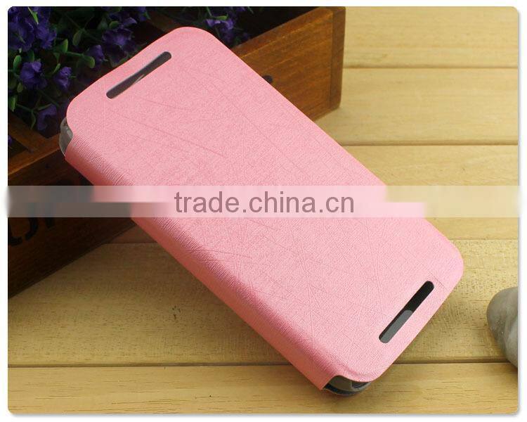 Super Quality PU Leather case cover Rain Strand sucker Flip Stand Case Cover for MOTO G3