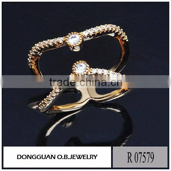 Costume jewelry supplies fashion black gold jewelry green stone finger ring
