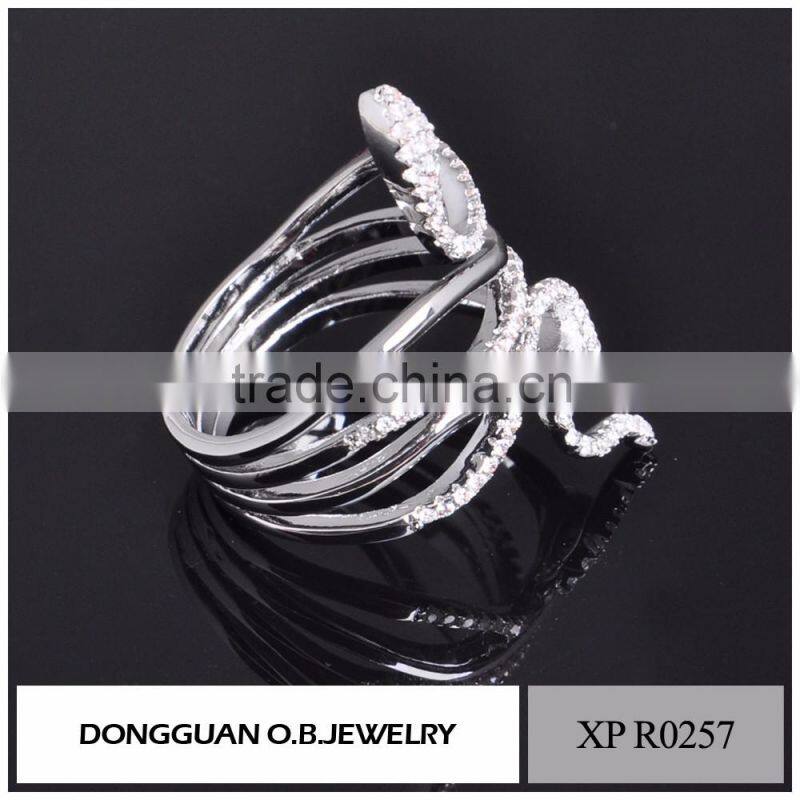 New arrival wedding 2016 latest design white gold ring for women