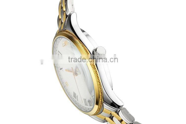 Fashion Stainless Steel Band Chronograph Business Quartz Watches