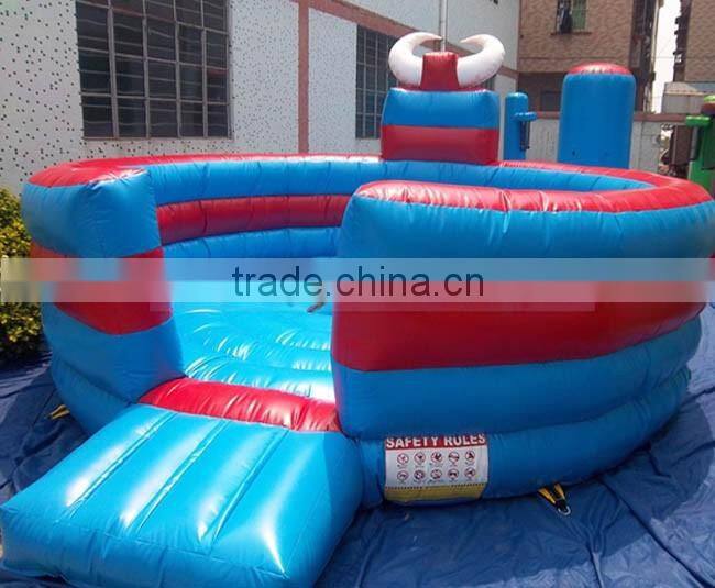 Inflatable mechanical bull mattress/ inflatable mat for mechanical bull