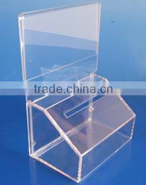 Clear Acrylic Donation Box