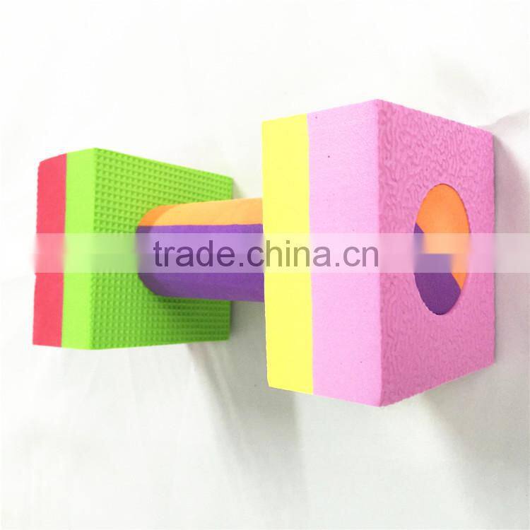 hot sale children plastic double color educational building blocks building block toy for kit playing